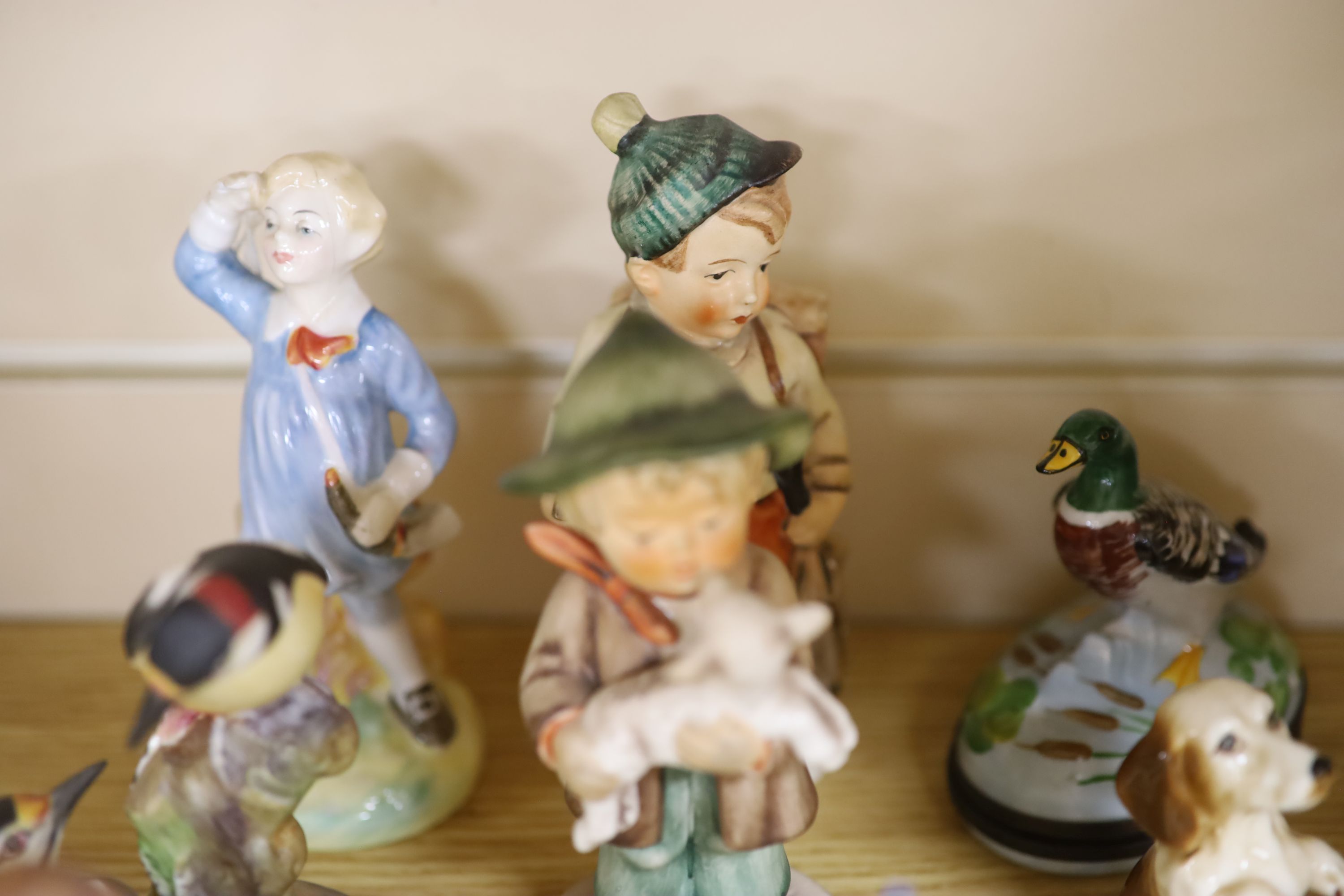 A quantity of mixed ceramics to include Goebel, Worcester etc.